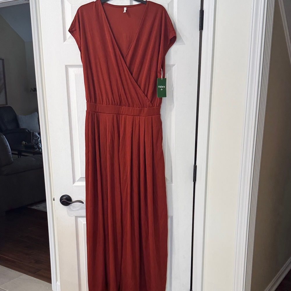 HALARA Rust Jumpsuit